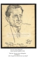 Sketch of Hans Margulies, by Alex Szekely
